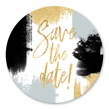 Verfstrepen Save the Date